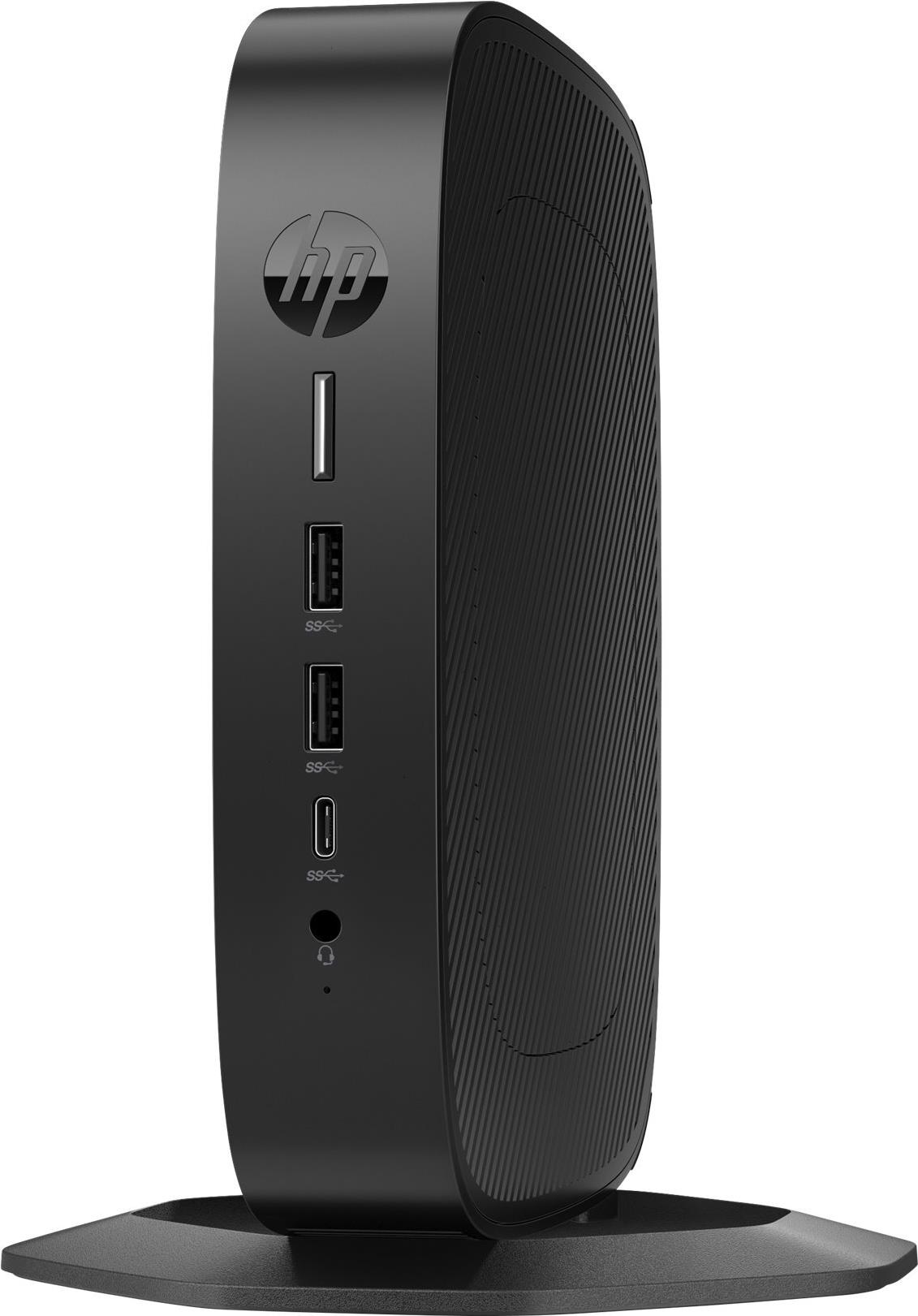HP Elite t655 Thin Client SFF, AMD Ryzen Embedded R2314 2,1 GHz, 4 GB RAM, 32 GB eMMC, IGEL OS, Schwarz