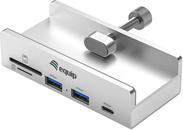 Equip Klemm USB-A3.2-Hub->2xUSB-A/SD/TF/USB-C (128968)