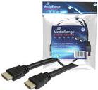 HDMI-Kabel MediaRange St/St 5.0m 1.3 schwarz vergoldet (MRCS114)