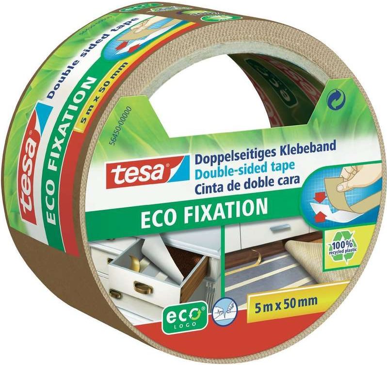 tesa® Doppelseitiges Klebeband ECO FIXATION (L x B) 5 m x 50 mm Kunststoff 56450 Inhalt: 1 Roll (56450-00)