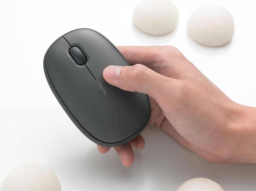 Rapoo M660 Silent Kabellose Multi-Mode-Maus 1300 DPI Dunkelgrau