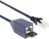 ACT Blue 7 meters LSZH SFTP CAT6A MPTL extension cable snagless with RJ45 connectors (FB1507)