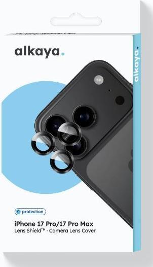 alkaya Lens Shield Kameraschutzglas,iPhone 17Pro / 17Pro Max, Transparent (PG-10080)