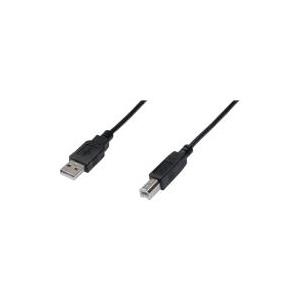 Assmann USB connection cable. type A - B M/M. 1.0m. USB 2.0 suitable. UL. bl (AK-300102-010-S)