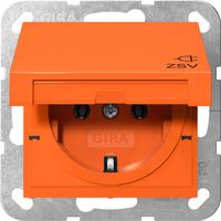 Gira SCHUKO-Steckd. KD ZSV Orange 4454109 (4454109)