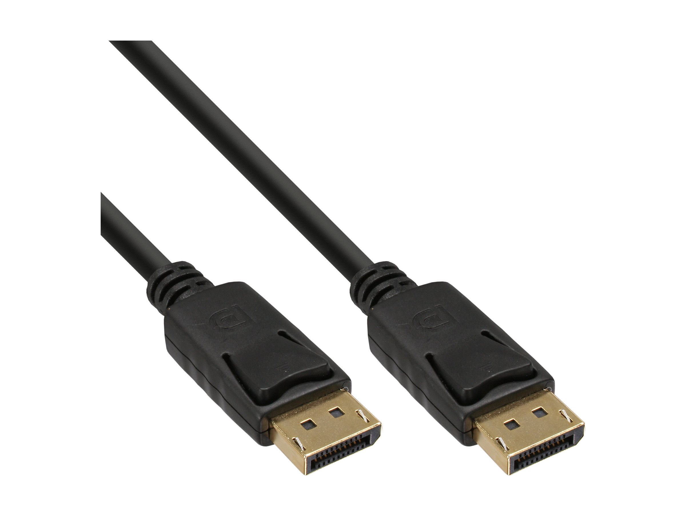 InLine 17133P DisplayPort-Kabel DisplayPort 1.2 0,3 m 4K Schwarz