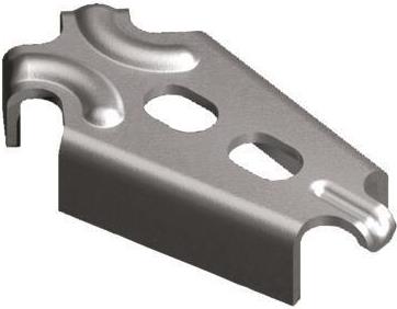 Rittal 8660.100. Typ: Montageplatte, Produktfarbe: Edelstahl, Gehäusematerial: Stahl. Menge pro Packung: 10 Stück(e) (8660100)