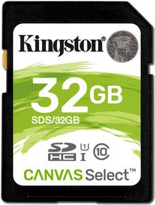 Kingston Technology Canvas Select 32GB SDHC UHS-I Klasse 10 Speicherkarte (SDS/32GB)