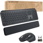 Logitech MX Keys combo for Business Gen 2 Tastatur Maus enthalten RF Wireless + Bluetooth QWERTY US International Graphit (920-010933) (geöffnet)