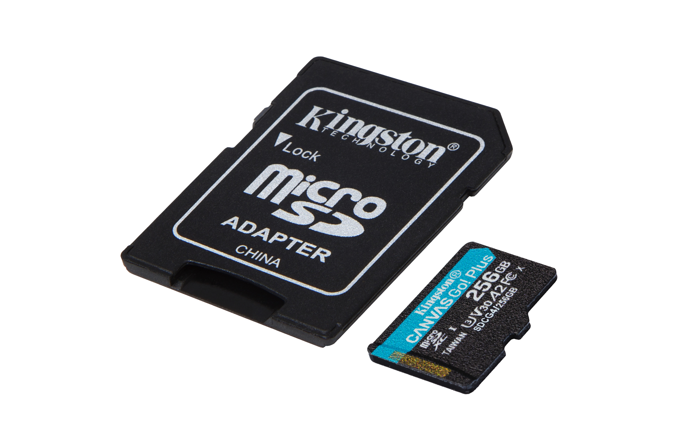 Kingston Canvas Go! Plus microSDXC 256 GB UHS-I 200 MB/s + Adapter