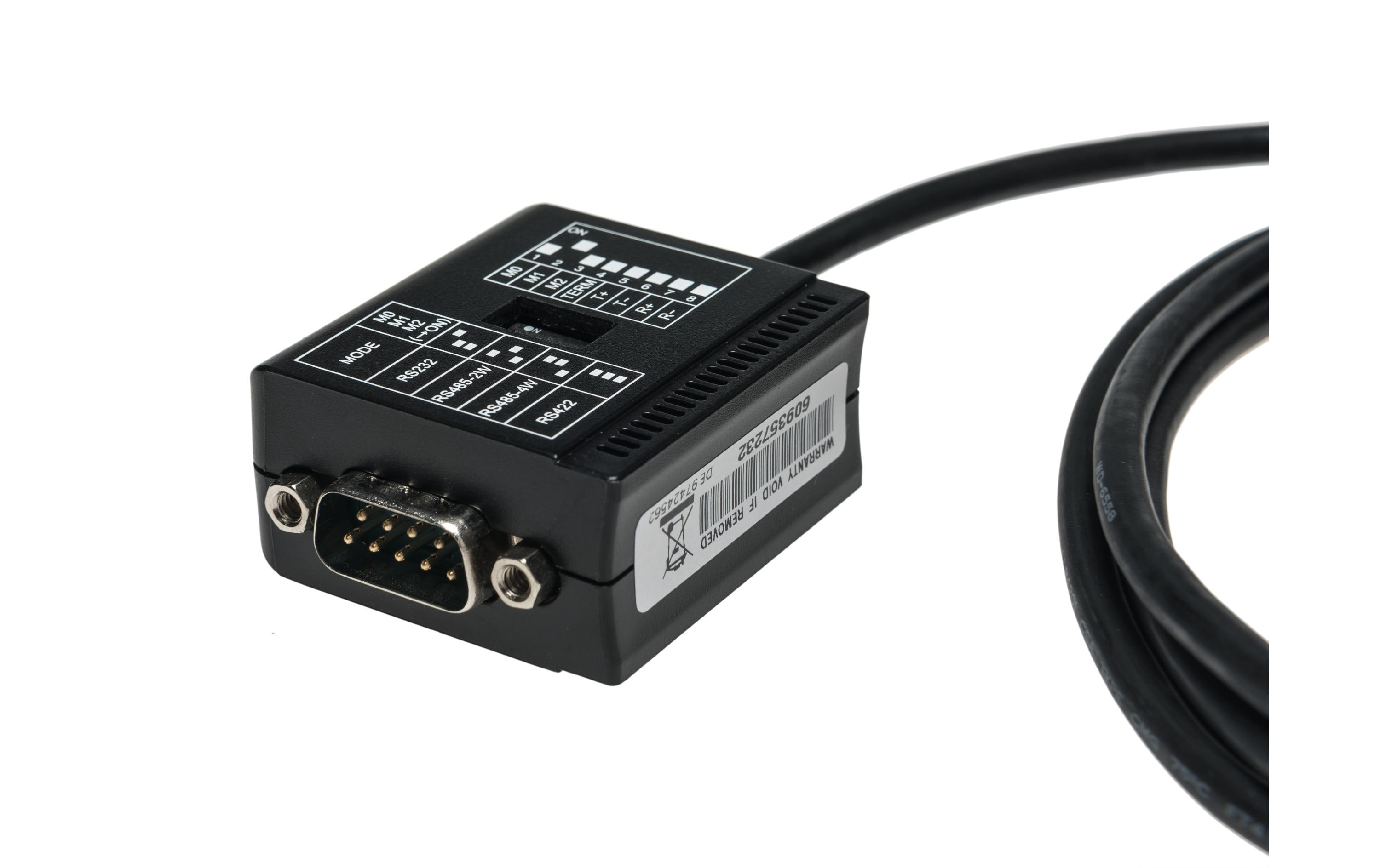 Exsys EX-1309-9 USB 2.0 Serieller Adapter RS-232/422/485 1,8 m Schwarz