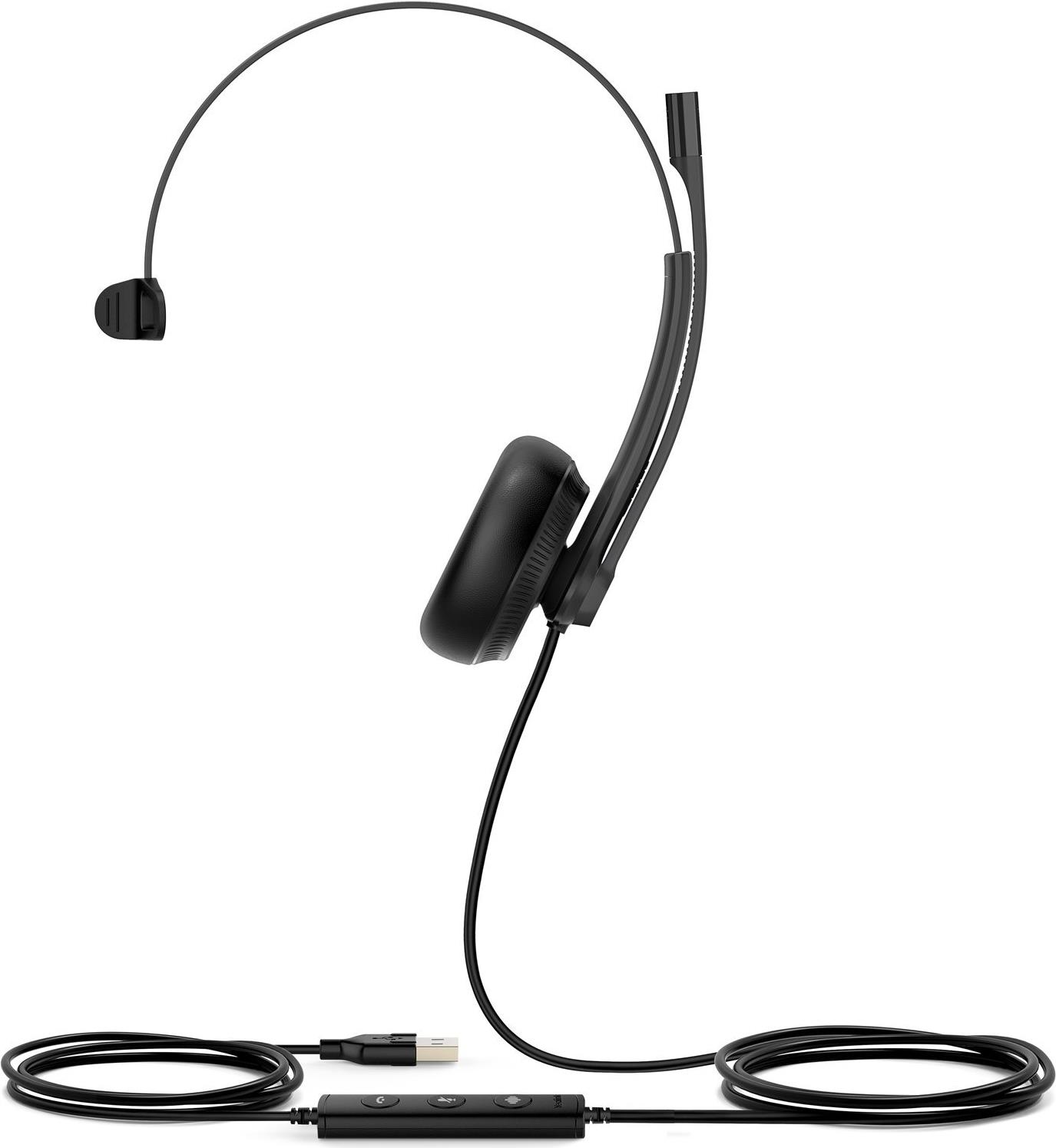 Yealink UH34 Mono On-Ear Headset USB Schwarz