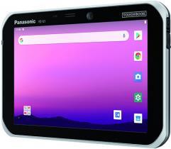 Panasonic TOUGHBOOK S1, USB-C, BT, WLAN, 4G, NFC, GPS, Android, Kit (USB), erw. Akku Tablet PC, 17,8cm (7"), GPS, Kamera (13MP), Front-Kamera (5MP), Helligkeit: 500cd, USB-C, Bluetooth, WLAN (802.11ac), Audio, 4G (LTE), NFC, Micro SD-Slot, Auflösung: 1280x800 Pixel, Qualcomm Octa Core, 2,2GHz, RAM: 4GB, Flash: 64GB, Android (10), Schutzart: IP65, IP67, inkl.: Kabel (USB), Akku, erweitert, separat bestellen: Netzteil (FZ-S1AELEAAS)