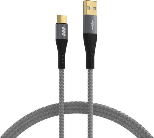 EFB Elektronik USB-A auf USB-C Kabel 60W QC 3A grau (USB-AC-00002)