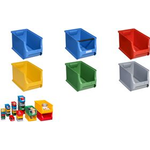 allit Sichtlagerkasten ProfiPlus Box 4H, aus PP, grau Größe 4H, Nutzlast: 30 kg, Auflast: 90 kg, stapelbar, - 1 Stück (456284)