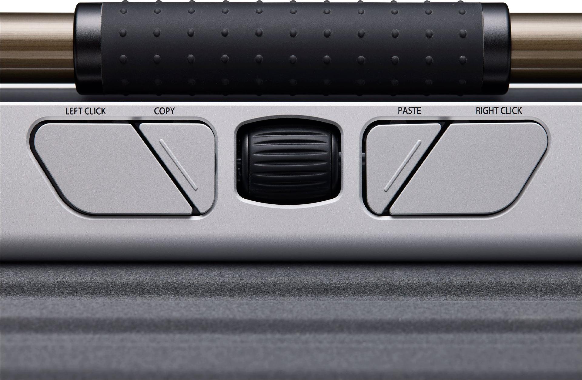 Contour RollerMouse Go - Zentrale Maus - Bluetooth, USB-C Schwarz, Silber