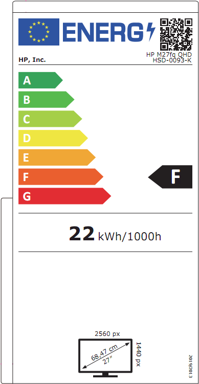 energy label class F