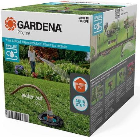 Gardena 8266-20 Anschlussteil für Wasserschlauch Hahnanschluss Schwarz - Blau 1 Stück(e) (08266-20)