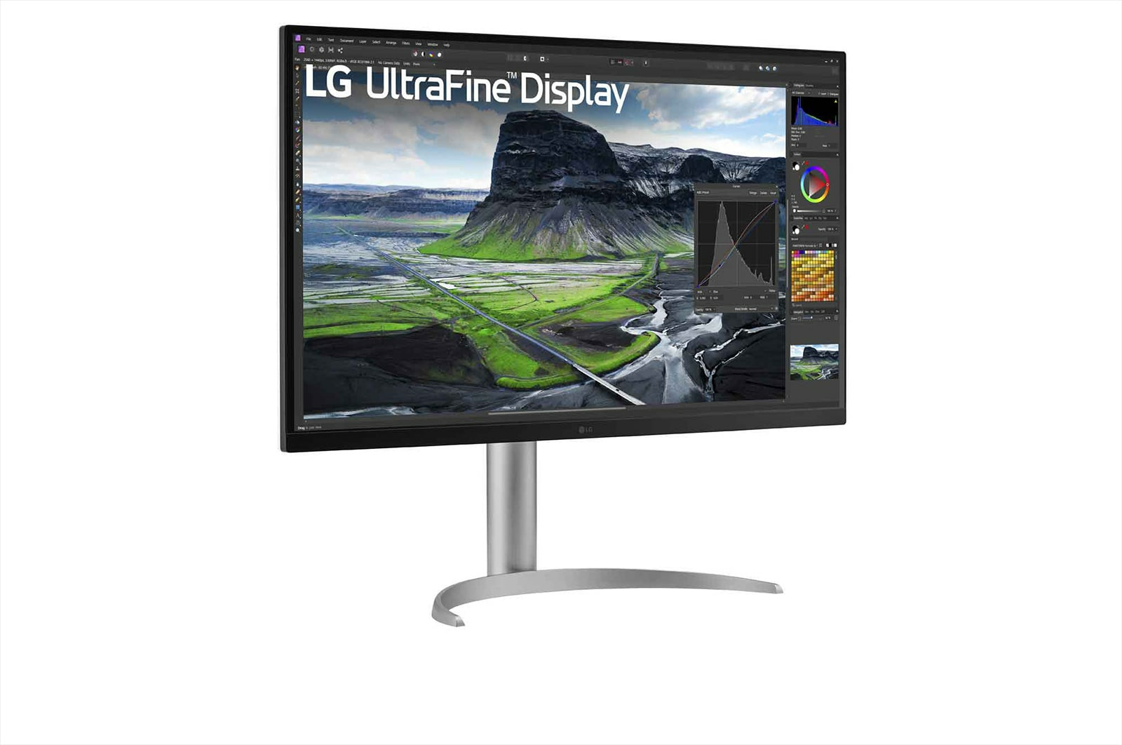 LG UltraFine 32UQ850V-W 32" 4K Ultra HD IPS Monitor Weiß