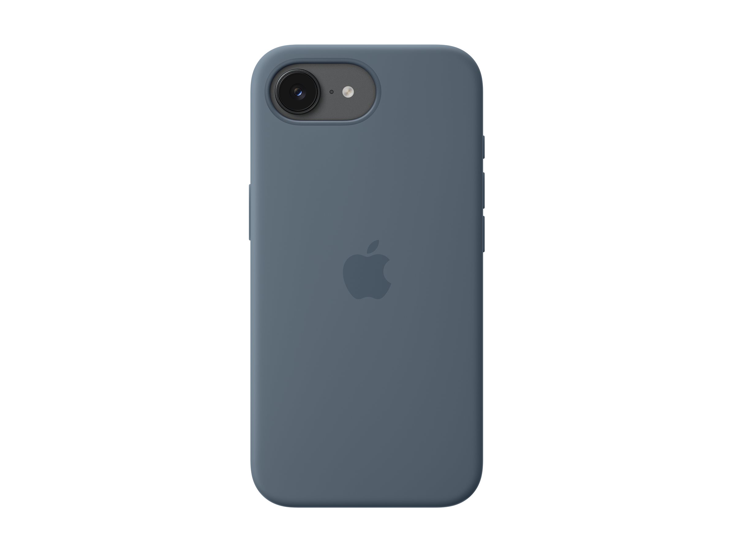 Apple iPhone 17e Silikon Case mit MagSafe – Maritimblau