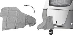 IWH Schutzhülle für Anhänger-/Wohnwagenkupplung, grau robustes, langlebiges Material. inkl. elastischer - 1 Stück (610308)