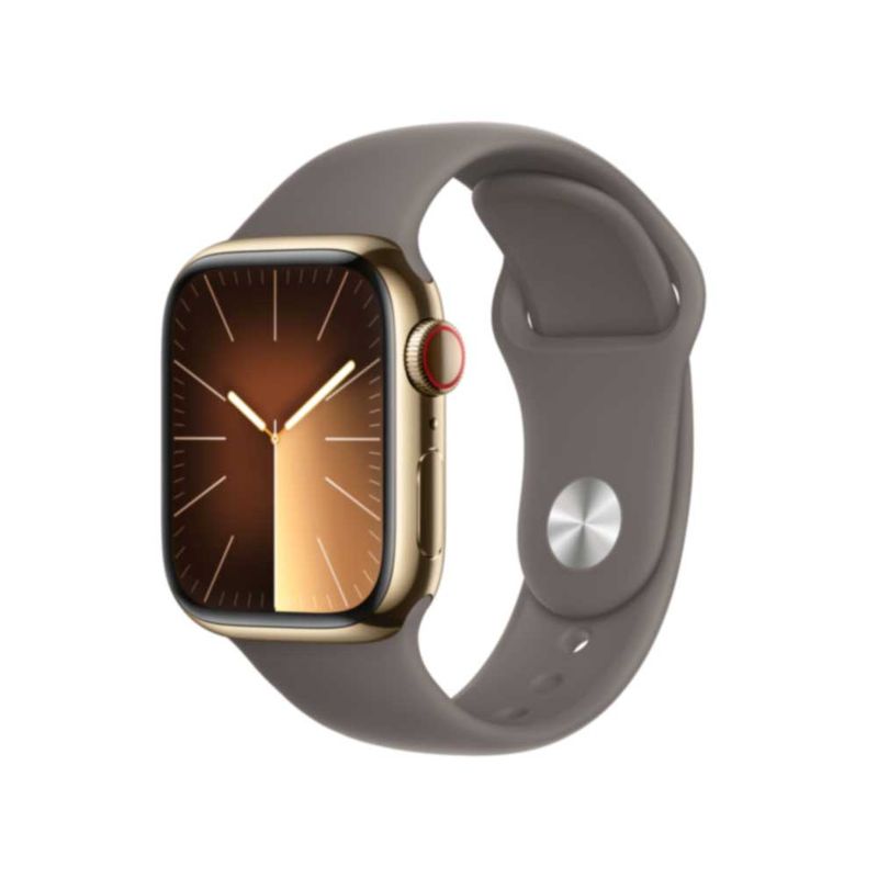 APPLE Watch Series 9 GPS + Cellular 41mm Gold Stainless Steel Case 
