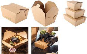 NATURE Star Snackbox, (B)162 x (T)132 x (H)64 mm, braun aus Kraftpapier, stabil, nassfest & fettresistent dank - 1 Stück (417316)