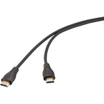 SpeaKa Professional HDMI Anschlusskabel HDMI-A Stecker, HDMI-A Stecker 1.00 m Schwarz SP-13660968 4K UHD, vergoldete Steckkontakte HDMI-Kabel (SP-13660968)