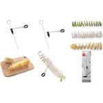 metaltex Rettichschneider, Länge: 293 mm, silber / schwarz Material: Edelstahl/ABS-Kunststoff, langer Zentrierstab, - 1 Stück (200405000)