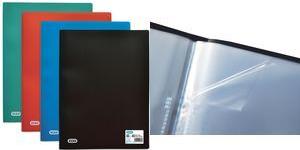 ELBA Sichtbuch DIN A4 Standard, mit 40 Hüllen, schwarz aus PP (0,3 mm) (32048009)