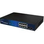 Allnet SG83 Rackmount Gigabit Smart Switch, 8x RJ-45, 2x SFP, 140W PoE+, V2 (ALL-SG8310v2PM)