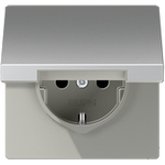 JUNG AL 1520 KL. Buchsen-Typ: CEE 7/3. Produktfarbe: Aluminium, Material: Aluminium, Internationale Schutzart (IP-Code): IP44. Eingangsspannung: 250 V, Ausgangsstrom: 16 A (AL1520KL)