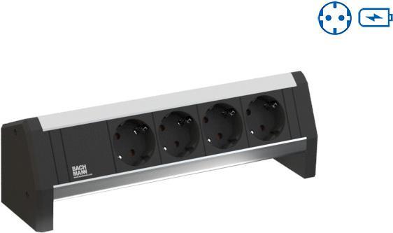 BACHMANN DESK 1x Schutzkontakt 1x USB Charger (902.0382)