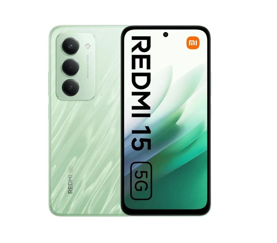Xiaomi Redmi 15 5G Dual Sim 8+256GB ripple green [Energieklasse B] (MZB0L9ZEU)