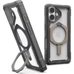 UAG Urban Armor Gear Plasma XTE MagSafe Kickstand Case | Apple iPhone 17 | ash (transparent)/titan | 114526113136 (114526113136)