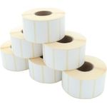 ARTDEV Etikettenrolle - Thermodirekt 53 x 26mm, D40mm, Kern 19, 200 Etiketten/Rolle, permanent (EDP 053 026 K19 D40)