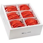 SLIM KAT6A 10 Gigabit Lightpatchkabel, 1,5m, U/FTP, Ø 3,8mm, rot, 60-Pack KAT6A LIGHT geschirmt (SLIM-LS-K6A 1.5 RD 60)