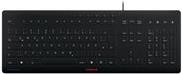 CHERRY STREAM PROTECT Tastatur USB AZERTY FR-Layout schwarz 105 Tasten