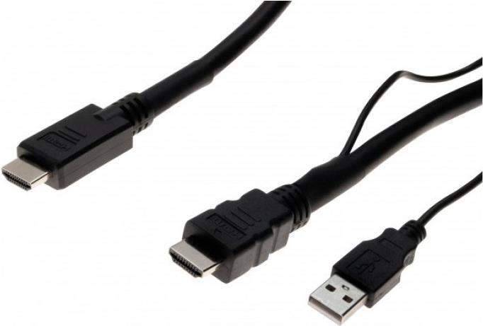 EXERTIS CONNECT High Speed HDMI Kabel mit Ethernet (Adapter) 10,0 m (128944)