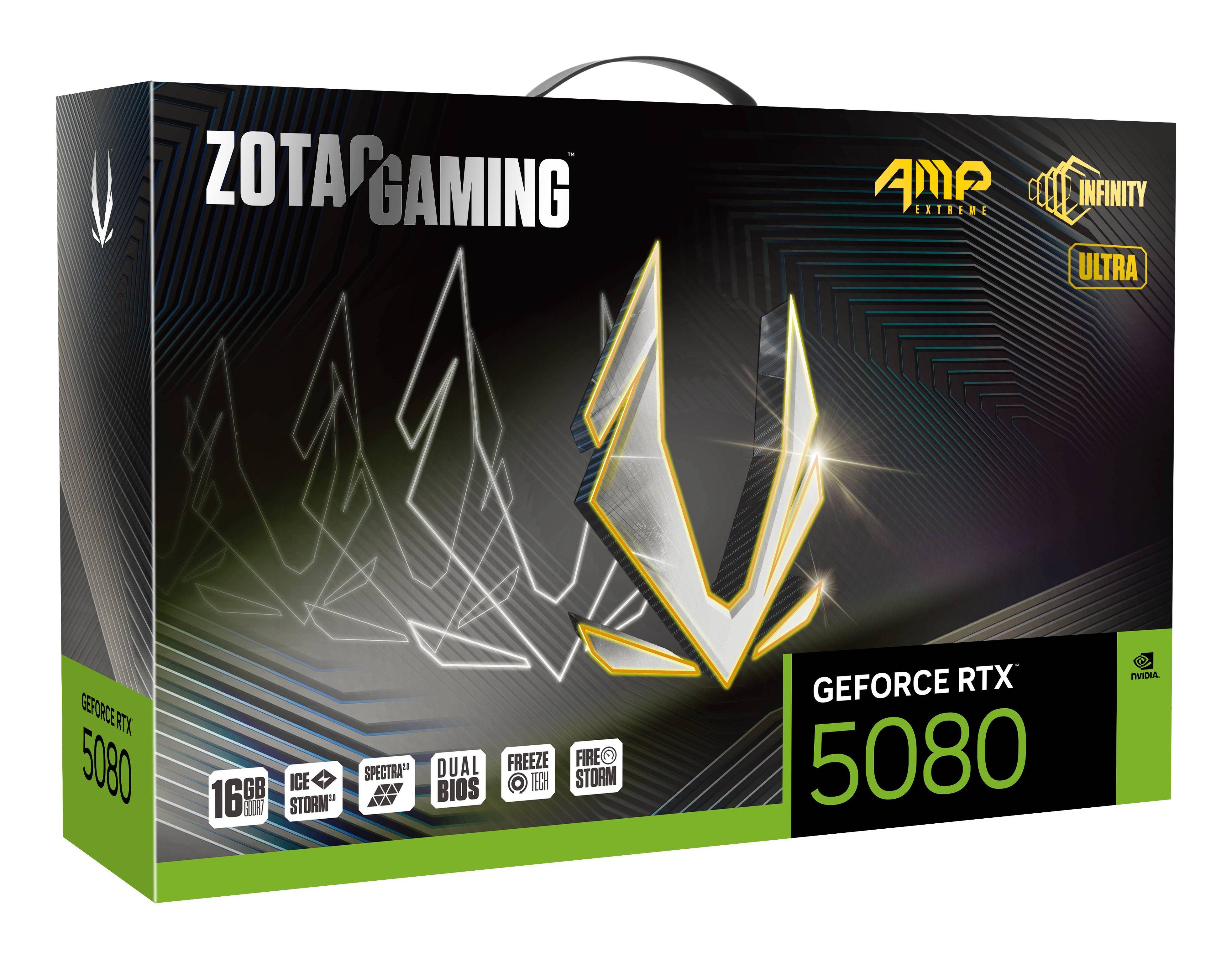 ZOTAC GAMING GeForce RTX 5080 AMP Extreme INFINITY ULTRA 16 GB GDDR7 PCIe 5.0 Schwarz