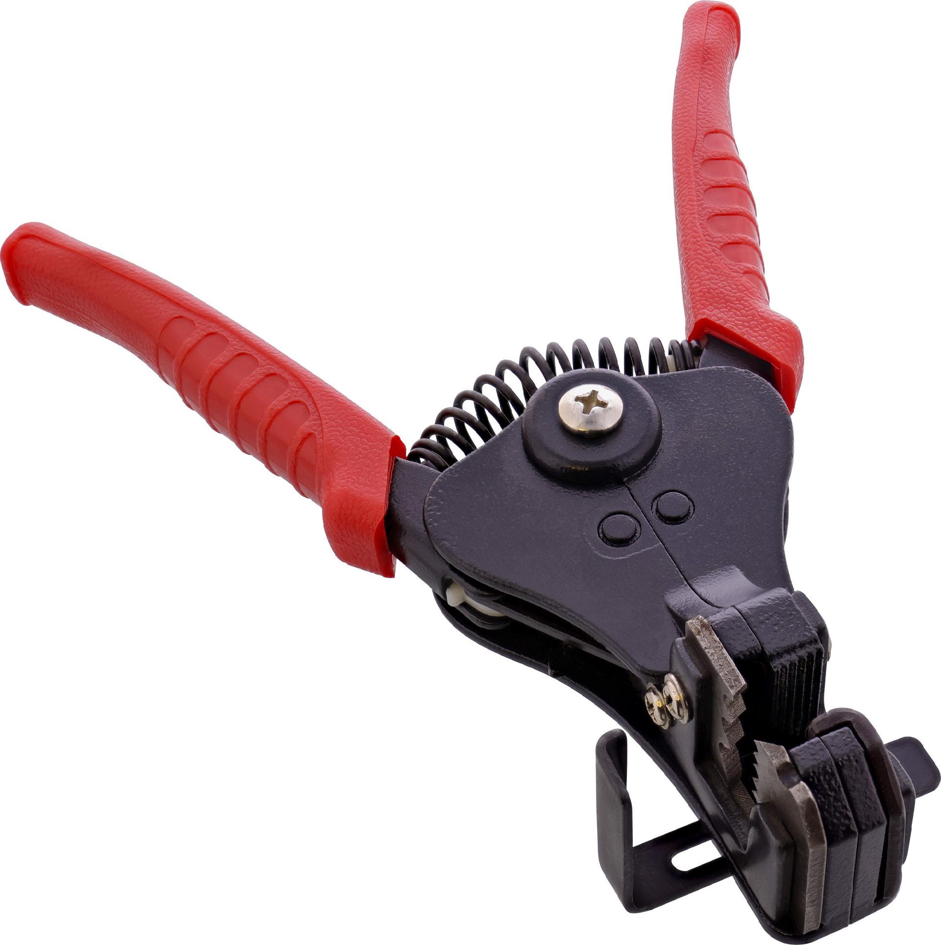 InLine Abisolierzange für Solarkabel 2,5–6 mm² Schwarz/Rot