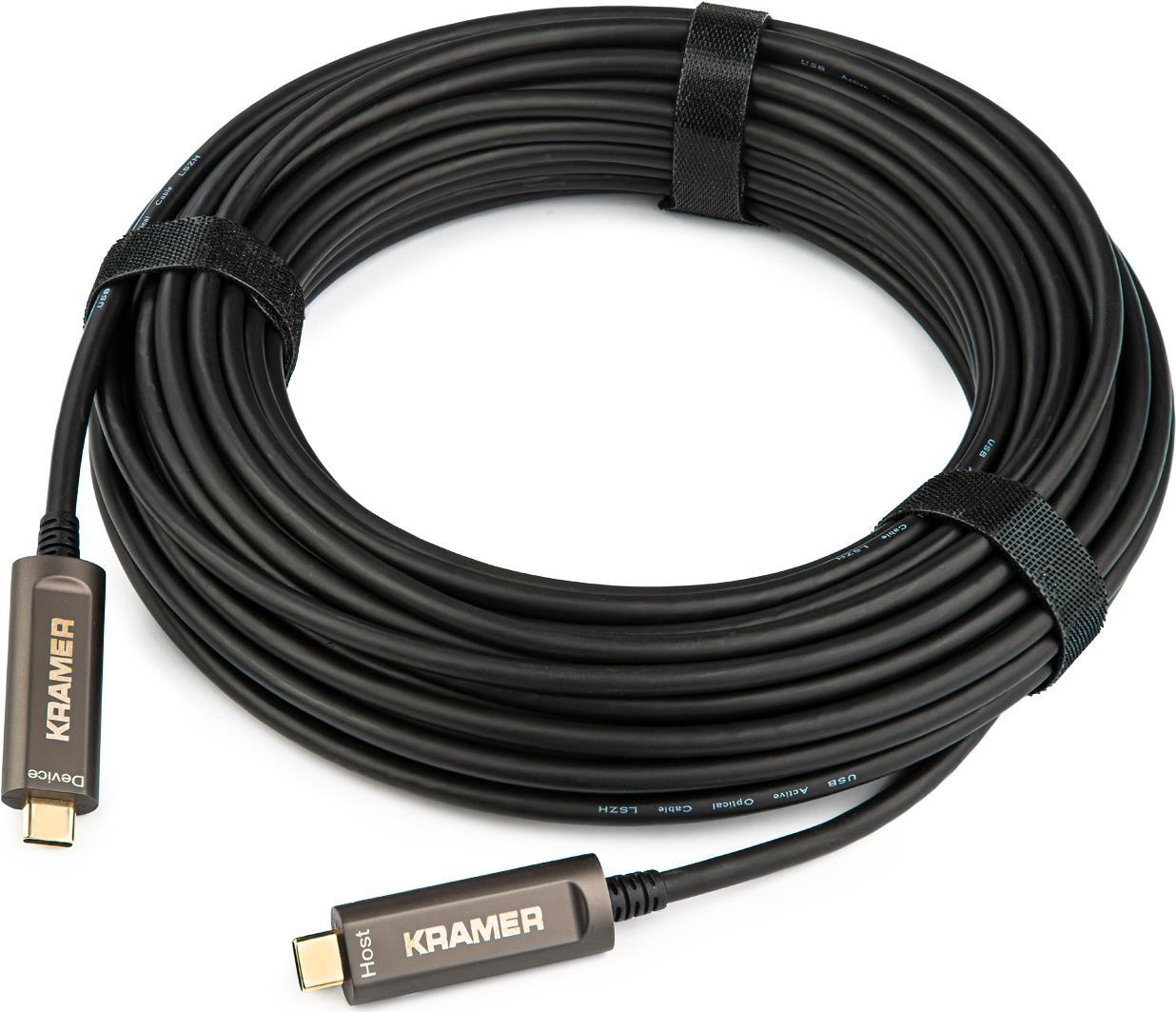 Kramer Electronics CLS-AOCU31/CC USB Kabel 15,2 m USB 3.2 Gen 2 (3.1 Gen 2) USB C Schwarz (97-04300050)