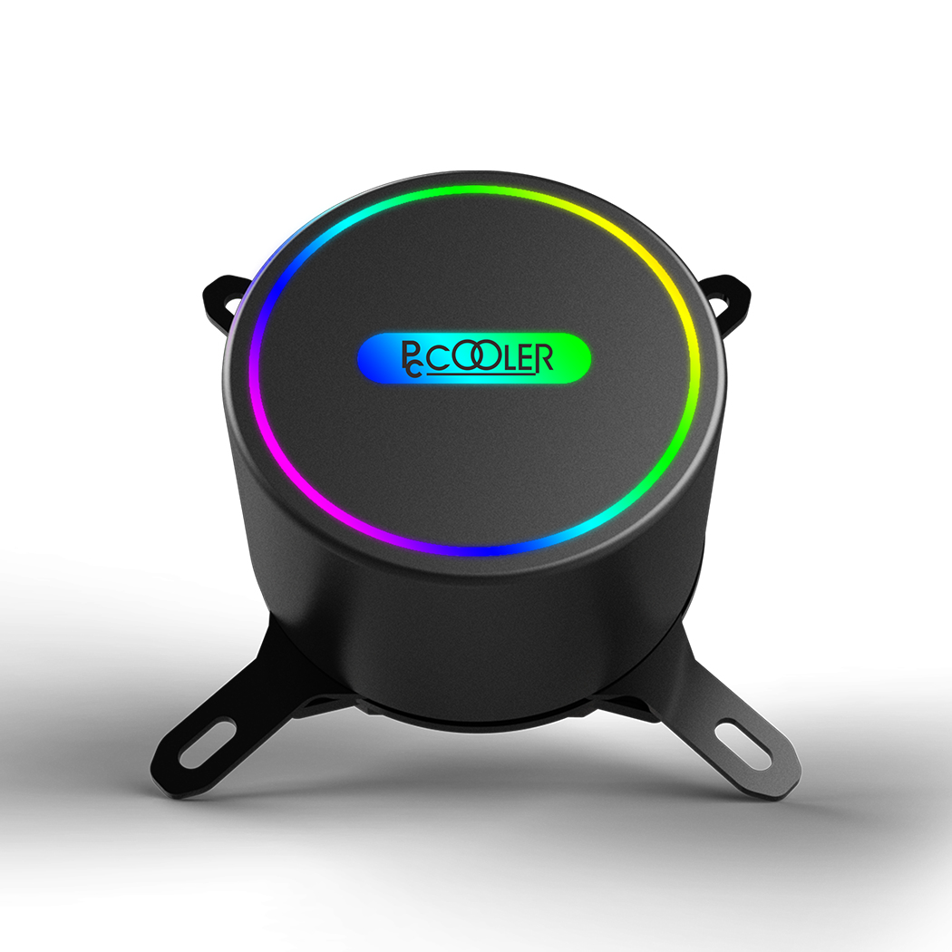 PCCOOLER GI-CL240VC RGB AIO Wasserkühlung 12 cm 1600 RPM Schwarz