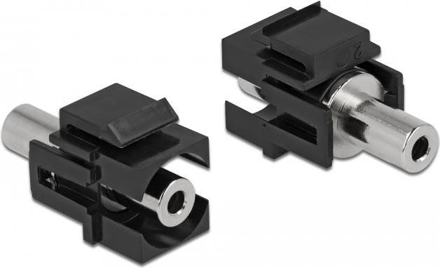 Delock - Einrastmodul - 3,5 mm mini-phone - Schwarz (86859)