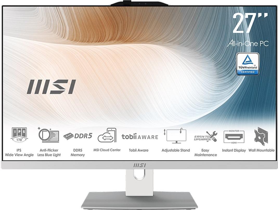 MSI Modern AM272P 1M-1290DE 27" i5-120U/SSD/white FHD W11H (00AF8232-1290)