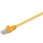 Wentronic Goobay CAT 6 Patchkabel, U/UTP, Gelb, 1.5 m - CCA Kupfergemisch (95590)
