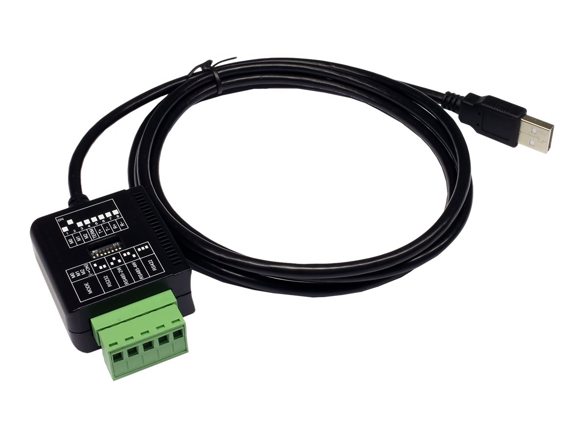 Exsys EX-1309-T USB 2.0 Serieller Adapter RS-232/422/485 Schwarz