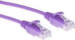 ACT Purple 7 meter LSZH U/UTP CAT6 datacenter slimline patch cable snagless with RJ45 connectors (DC9307)