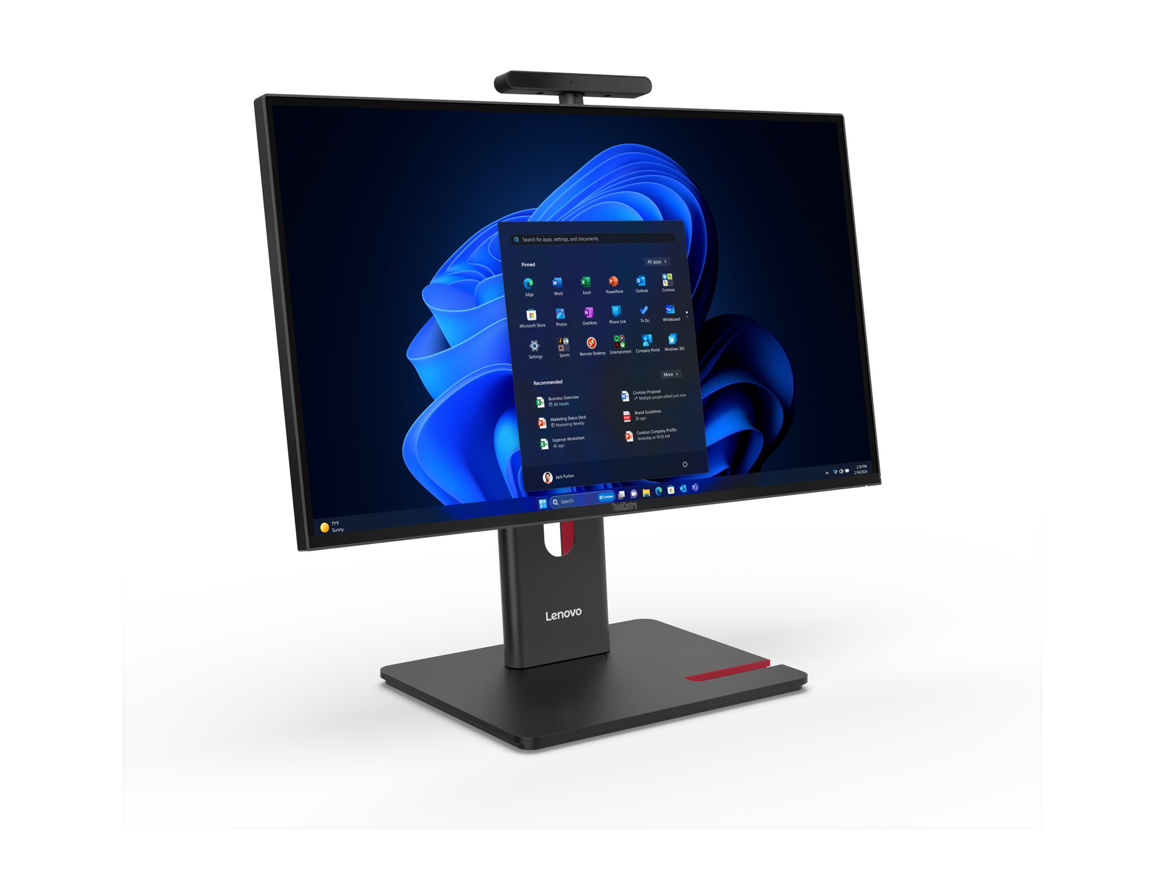 Lenovo ThinkCentre M90a Gen 6 23.8" Core Ultra 5 235 32 GB RAM 512 GB SSD Schwarz