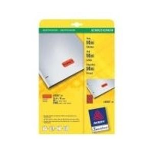 Avery L6036 - Etiketten - Rot - 10 x 25,4 mm - 3780 Stck. (20 Bogen x 189) (L... - Avery L6036 - Etiketten - Rot - 10 x 25,4 mm - 3780 Stck. (20 Bogen x 189) (L...